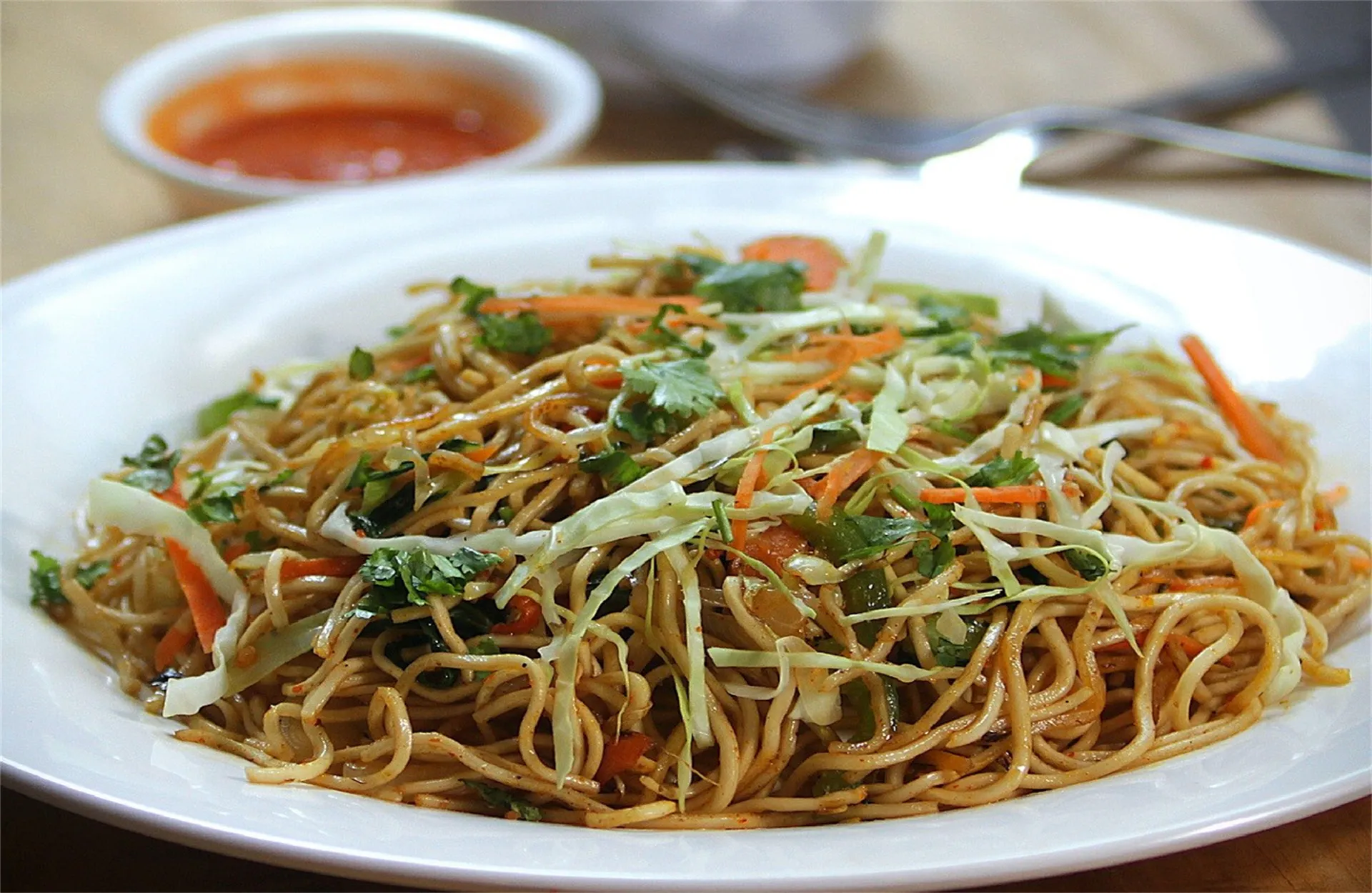 Lo Mein at Asian Taste, Chinese Restaurant in Rincon